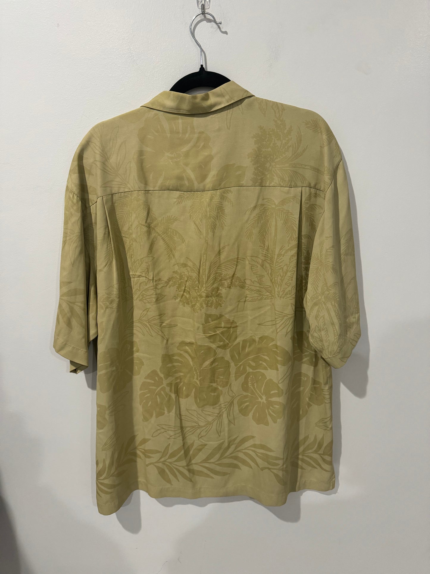 Silk Tropical shirt Beige