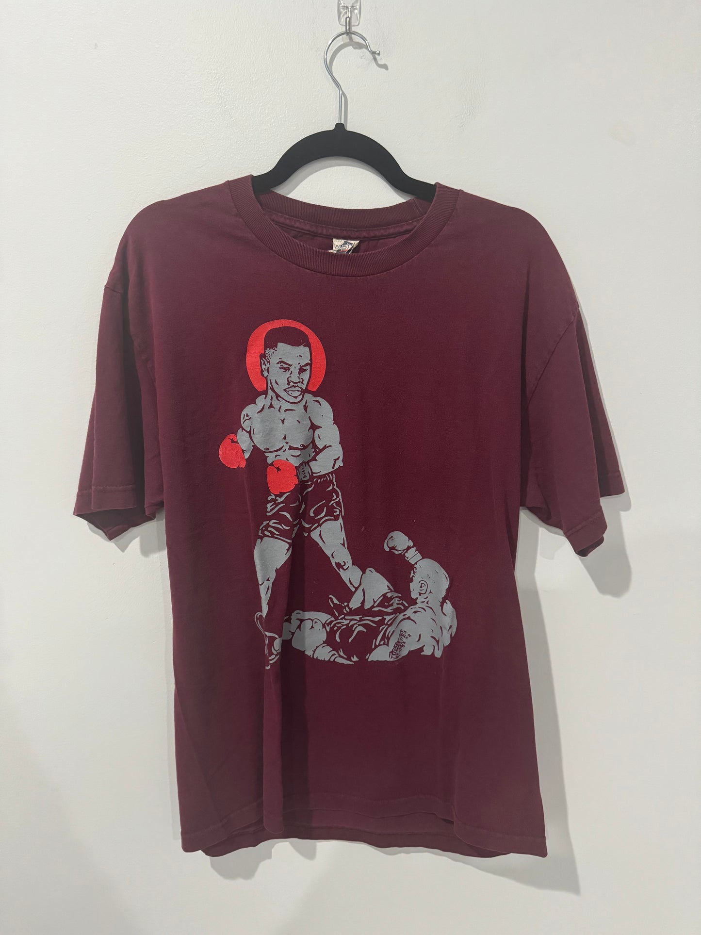 Burgundy Mike Tyson T Shirt