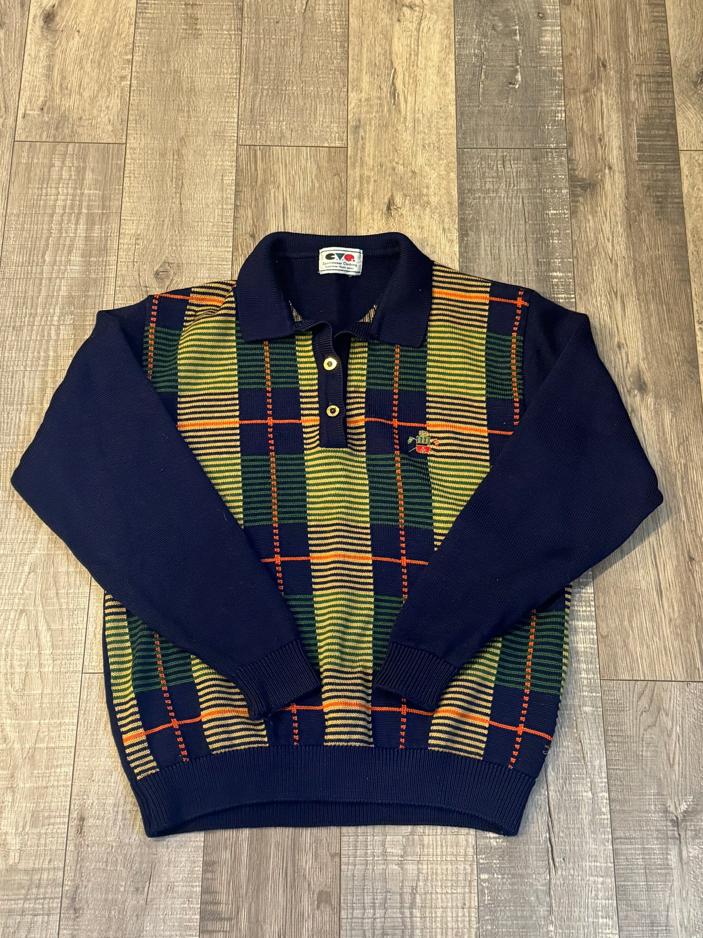 Vintage Italian 1/4 Button Sweater