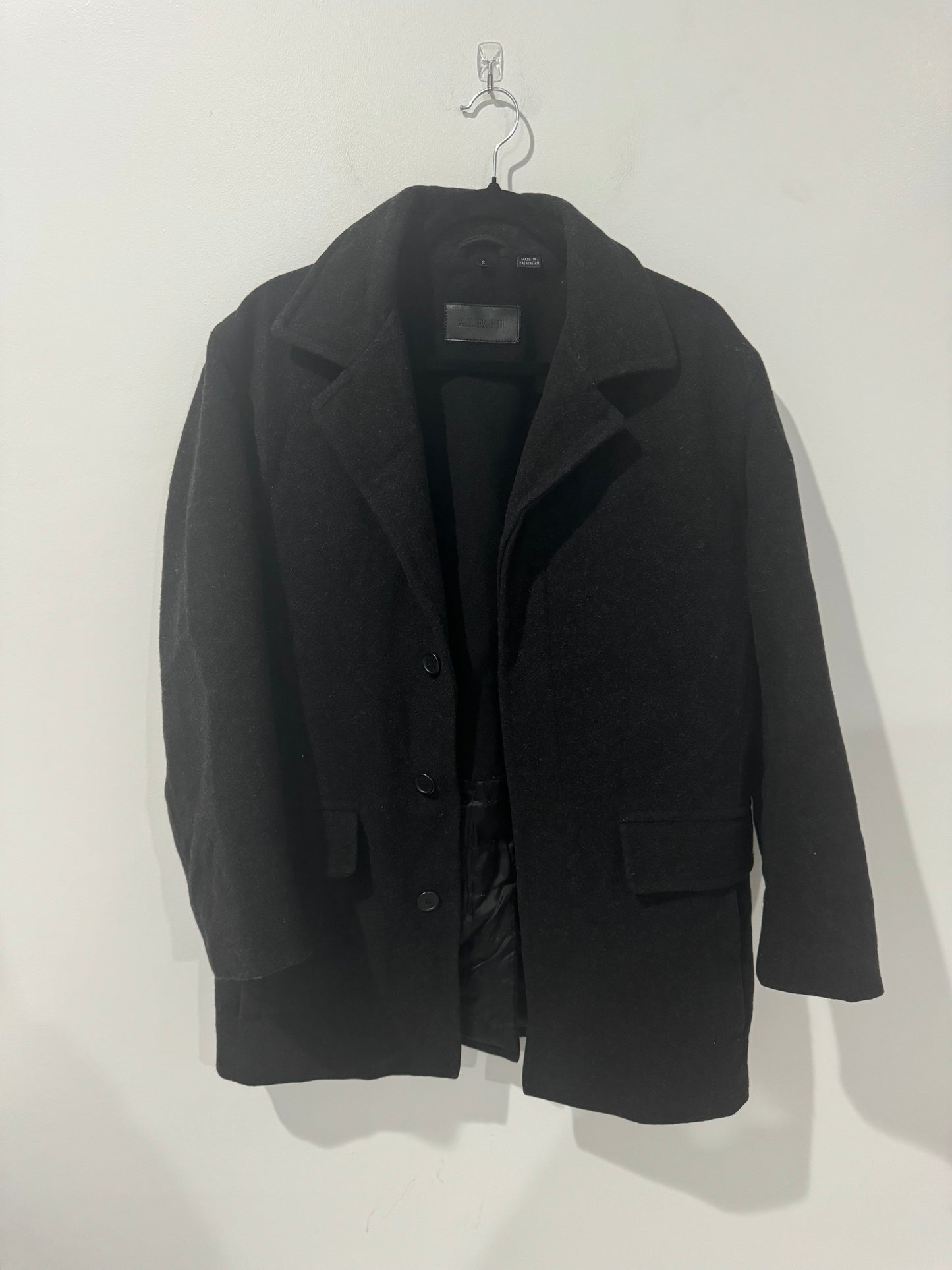 Alfani 100% Wool Coat