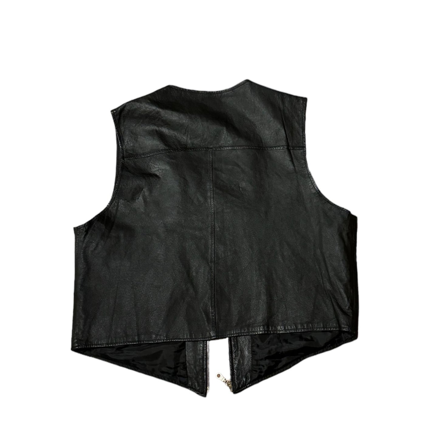 Vintage Leather Vest Great Condition