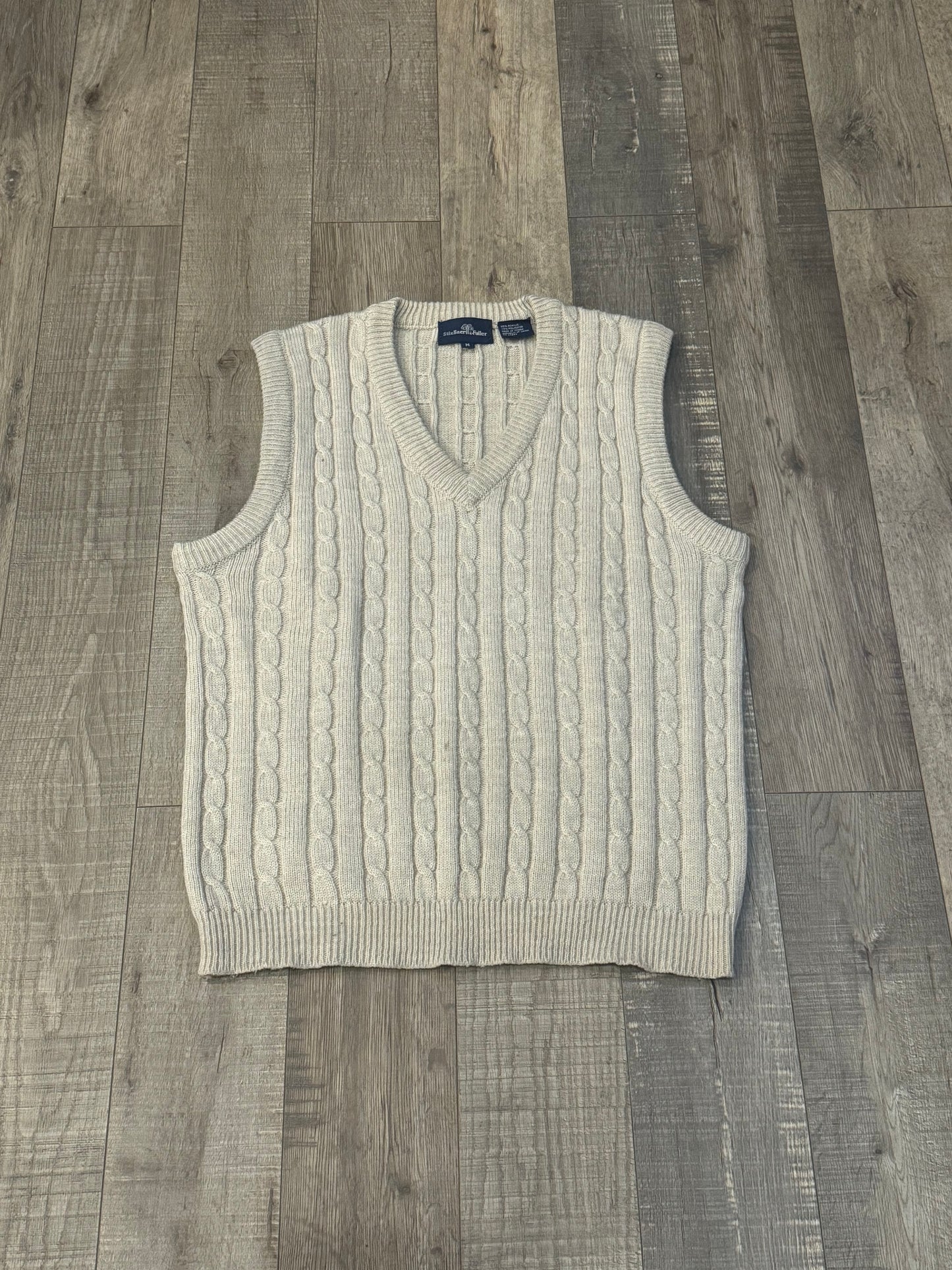 Cable Knit Sweater Vest