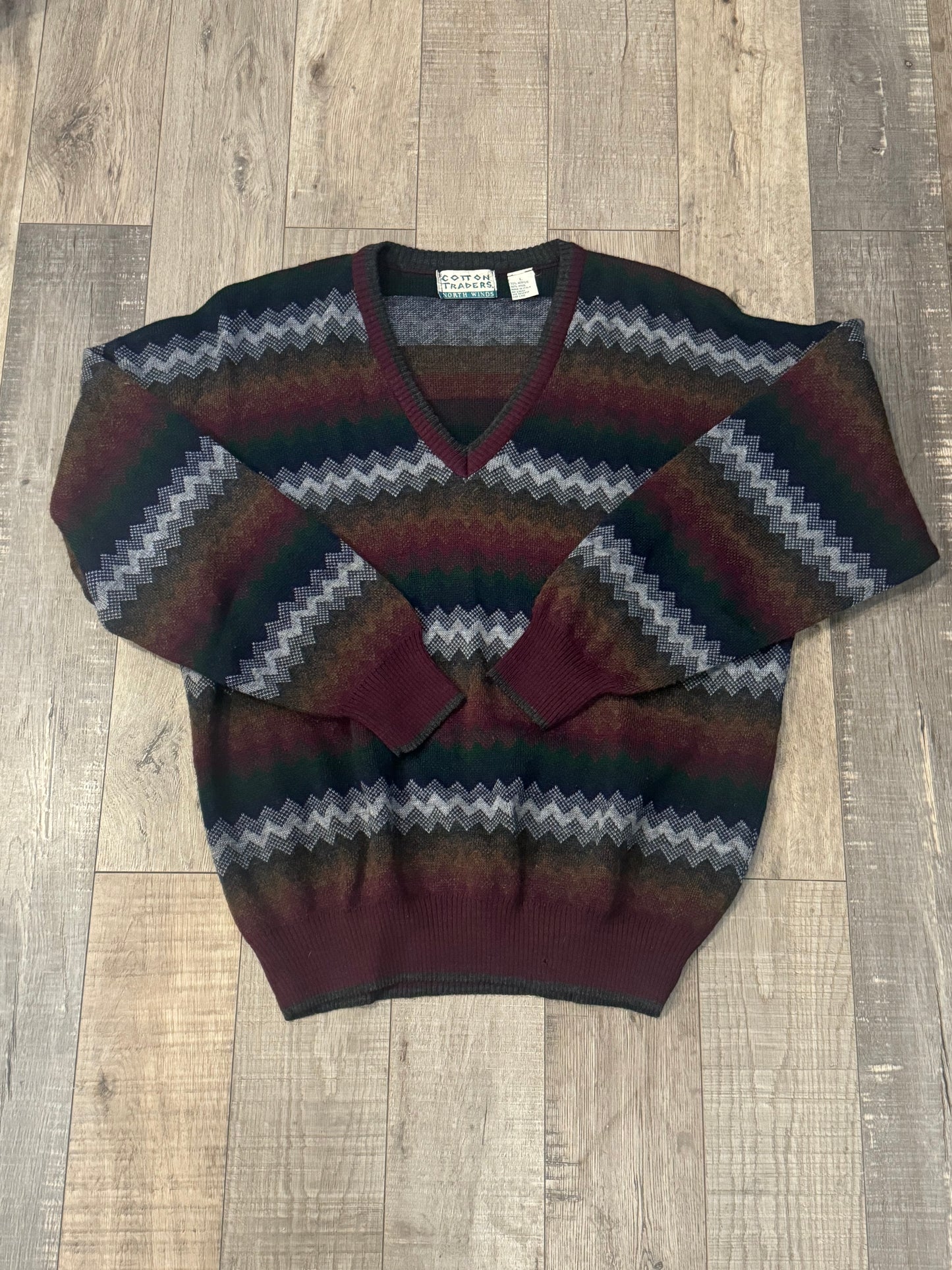 Vintage Sweater V Neck