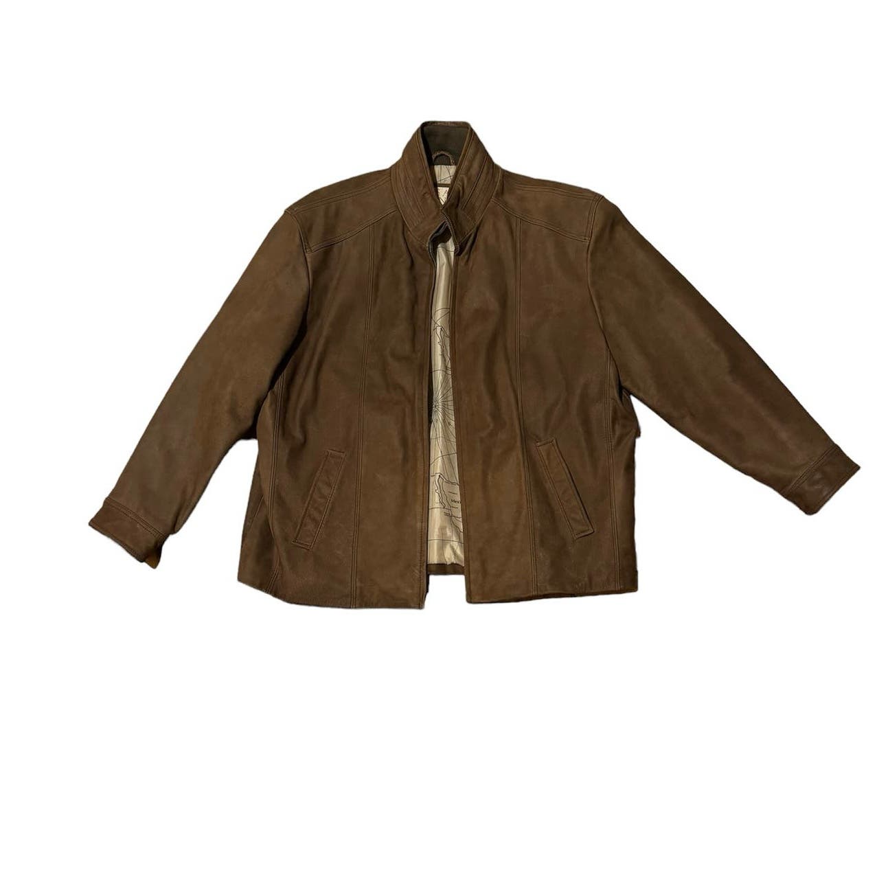 Vintage Jos A Bank Leather Jacket
