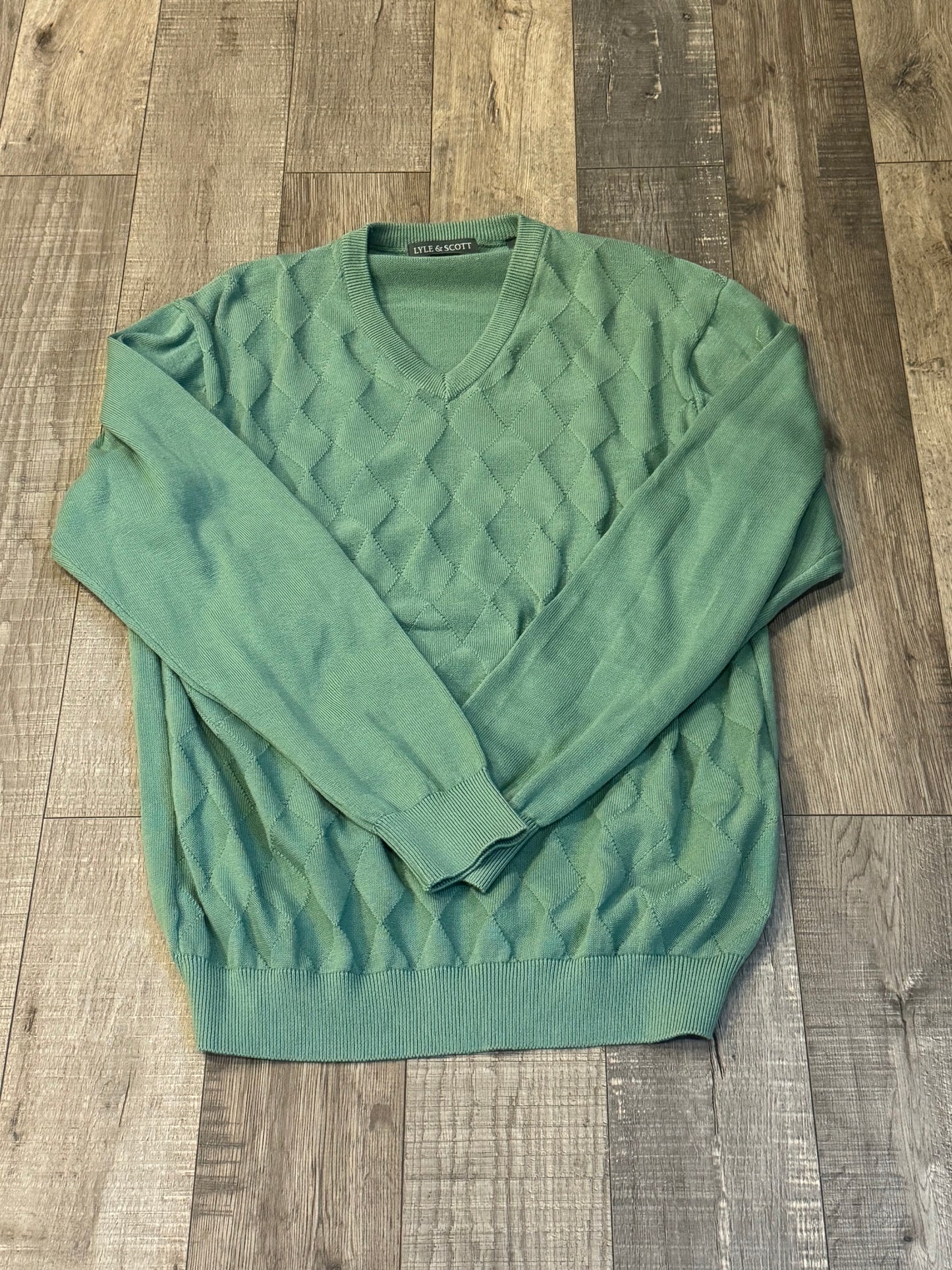 Green Textured Sweater