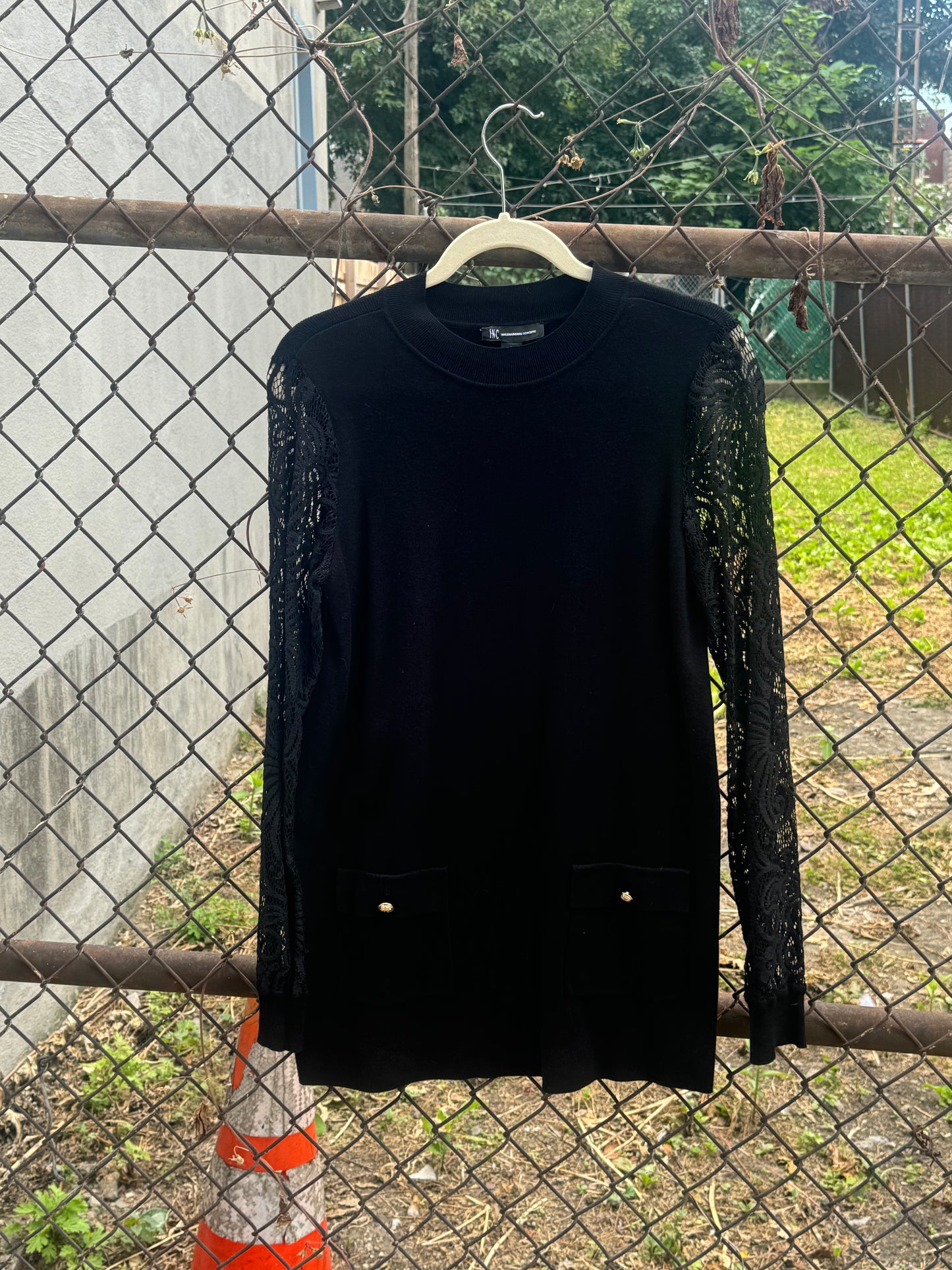 Y2K Lace Sleeve Top
