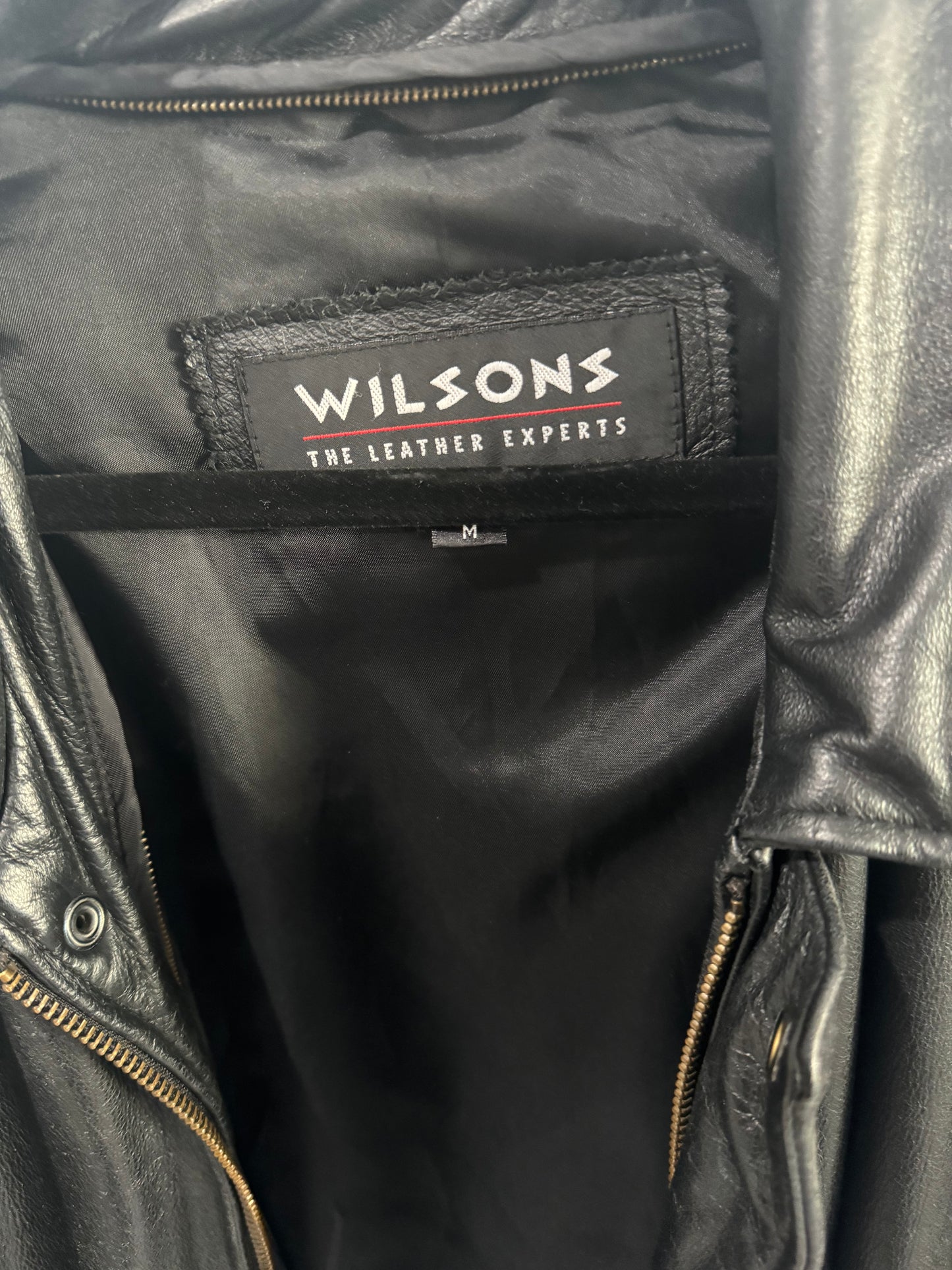 Wilson’s Black Leather Jacket