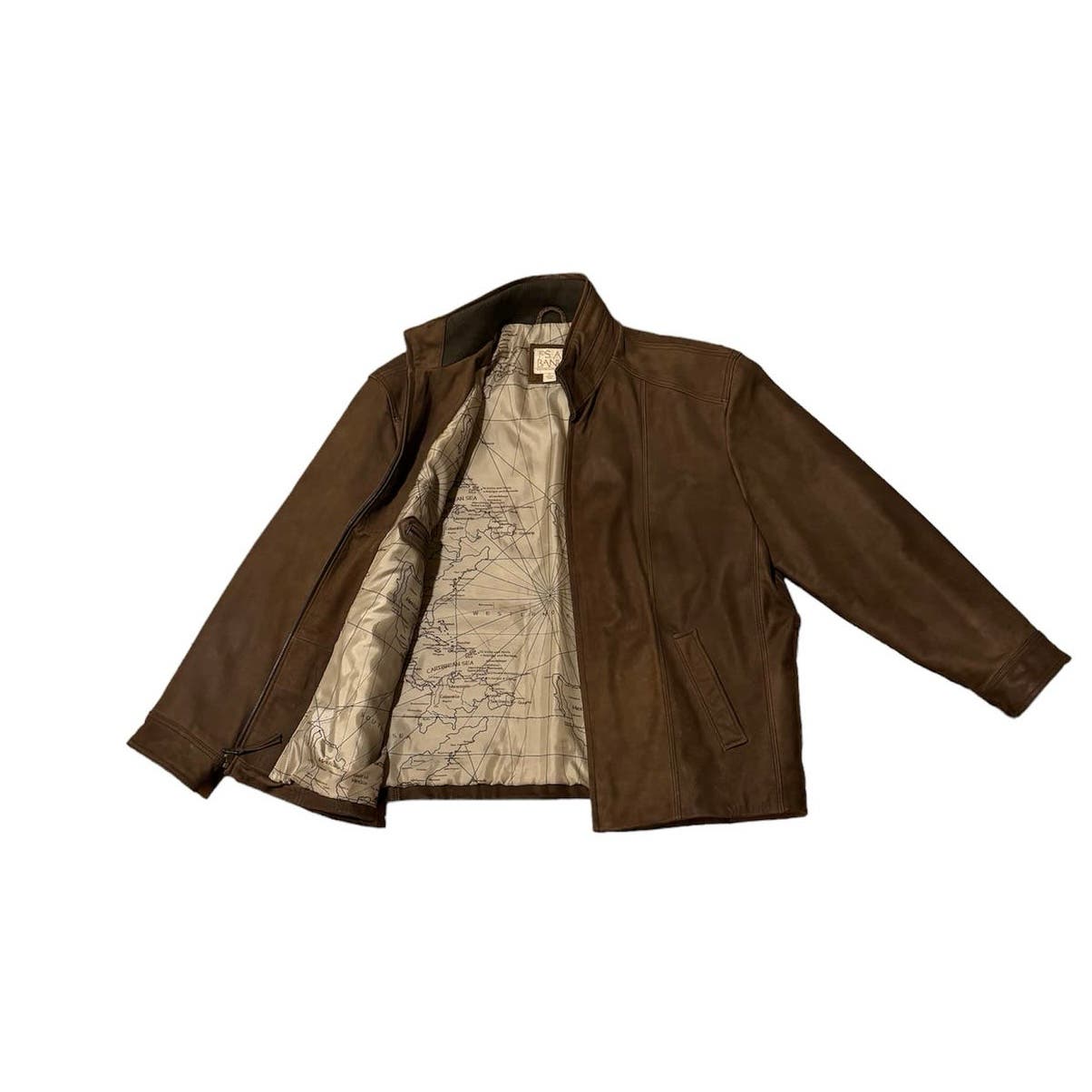 Vintage Jos A Bank Leather Jacket