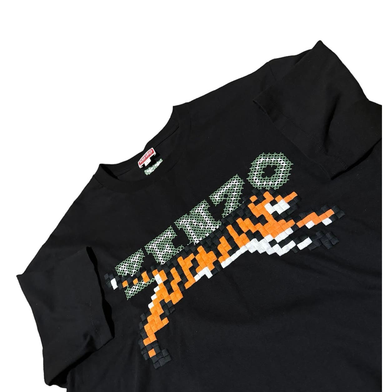 Kenzo Embroidered Tiger T-Shirt Size L