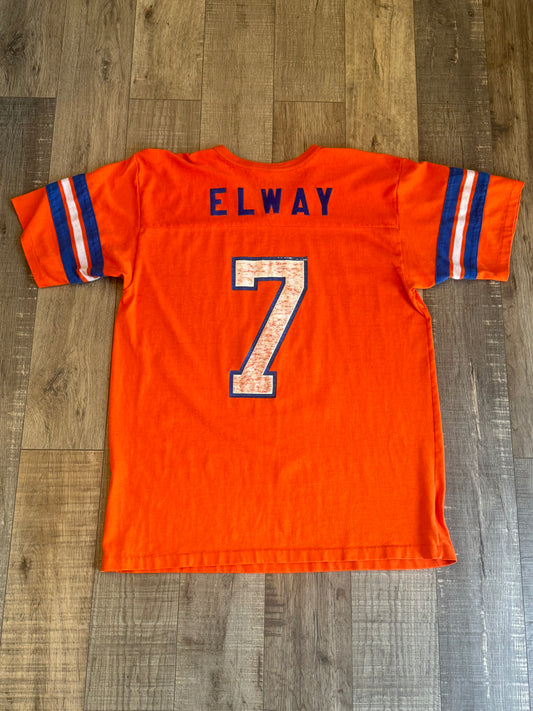 Vintage John Elway Jersey Velvet Letters
