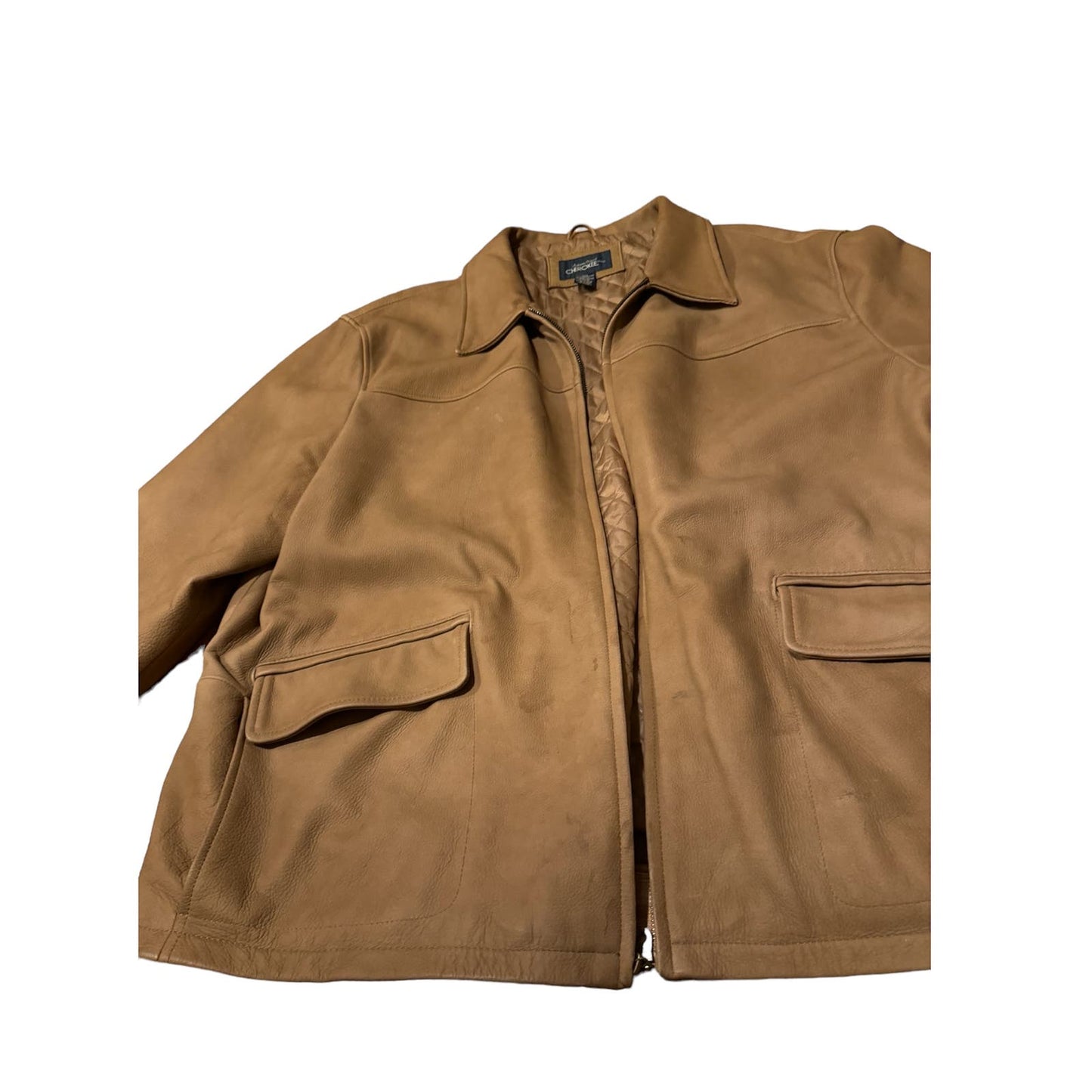 Vintage Tan Suede Jacket Jacket