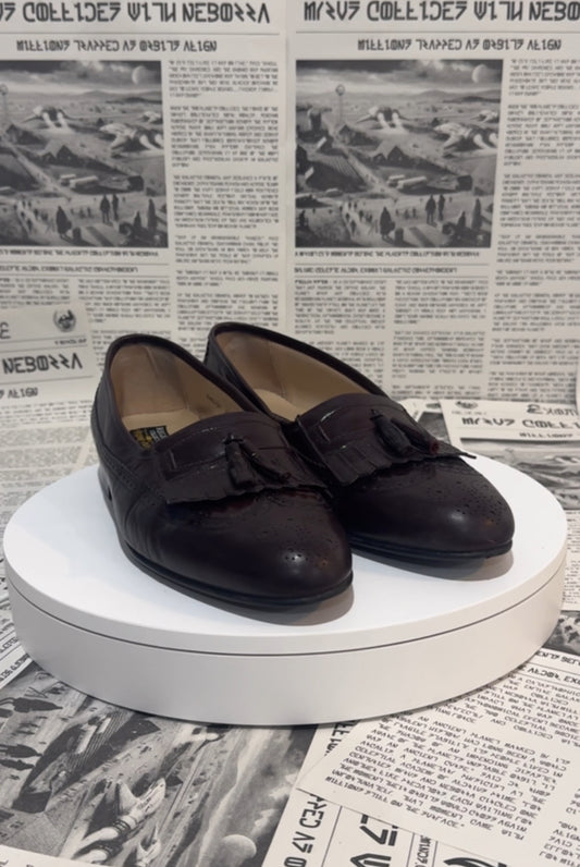 Leather Tassel Loafers