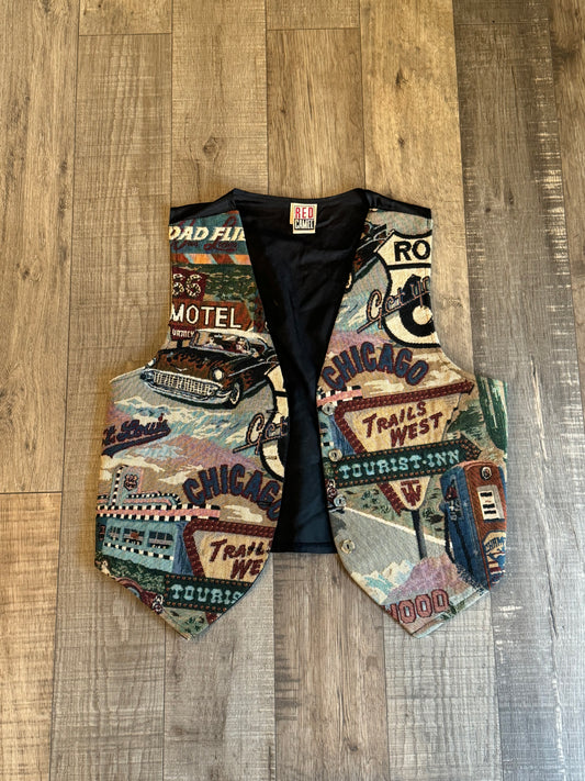 Vintage Tapestry Vest