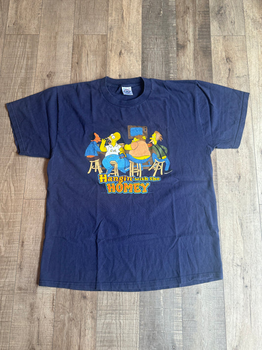 Y2K Simpsons hanging with homey shirt