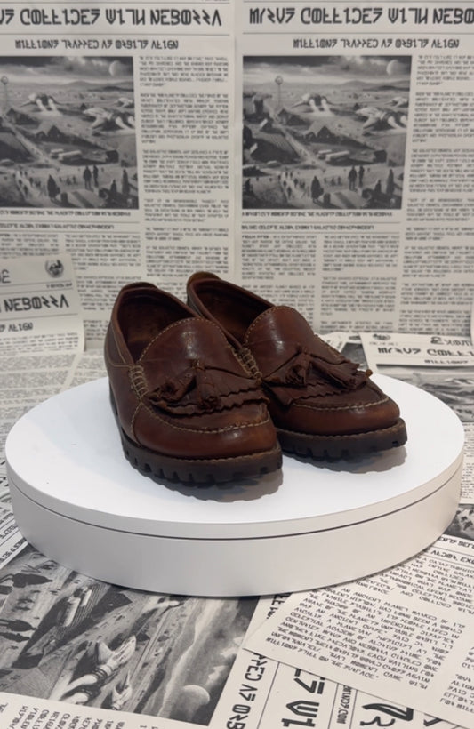 Lug Sole Tassel Loafers