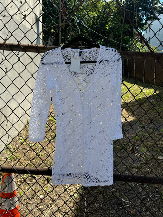 Polo White Lace Top