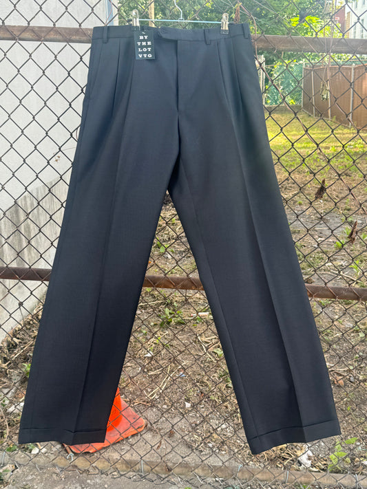 Pleated Pants Wool