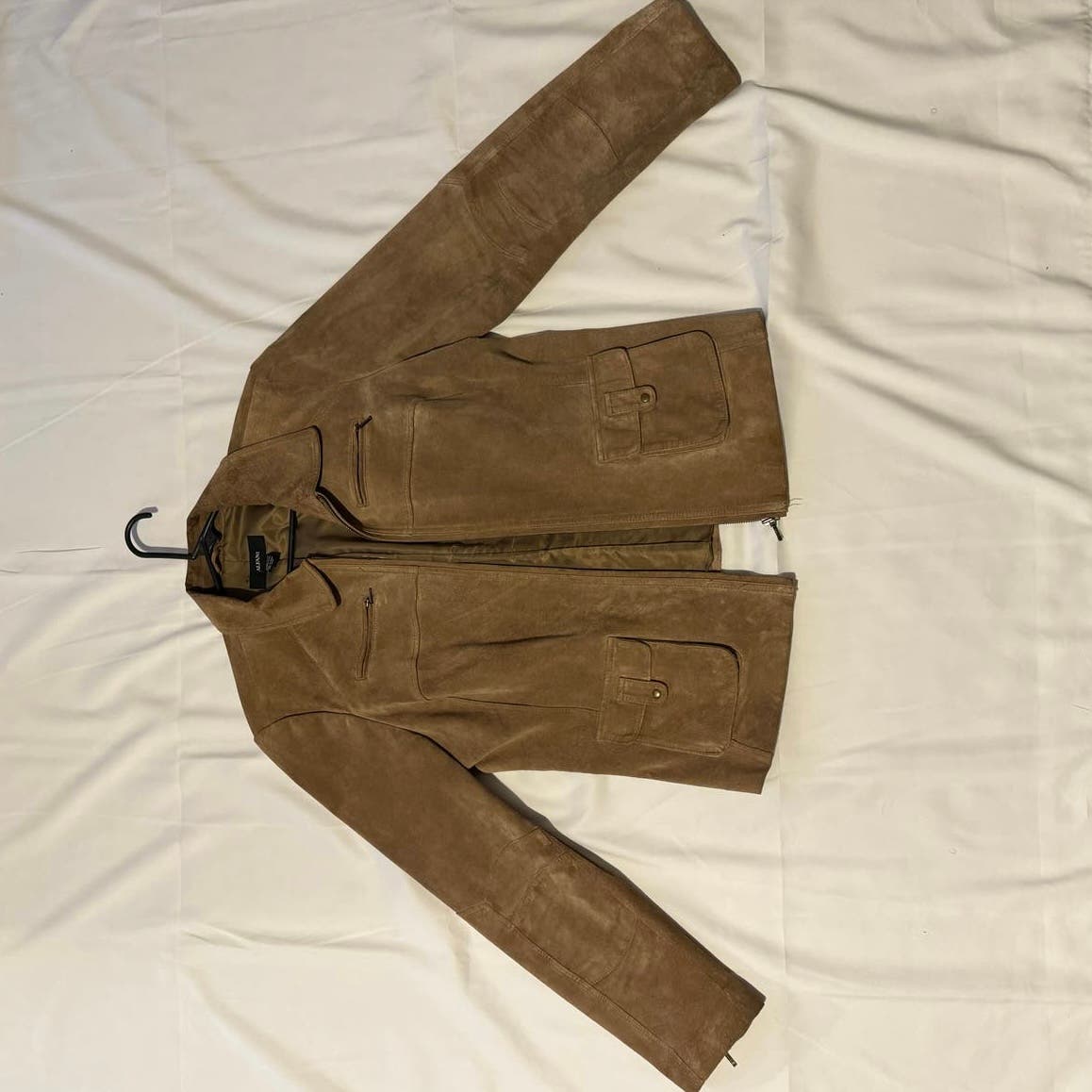 Vintage Alfani Genuine Suede Jacket Size XL