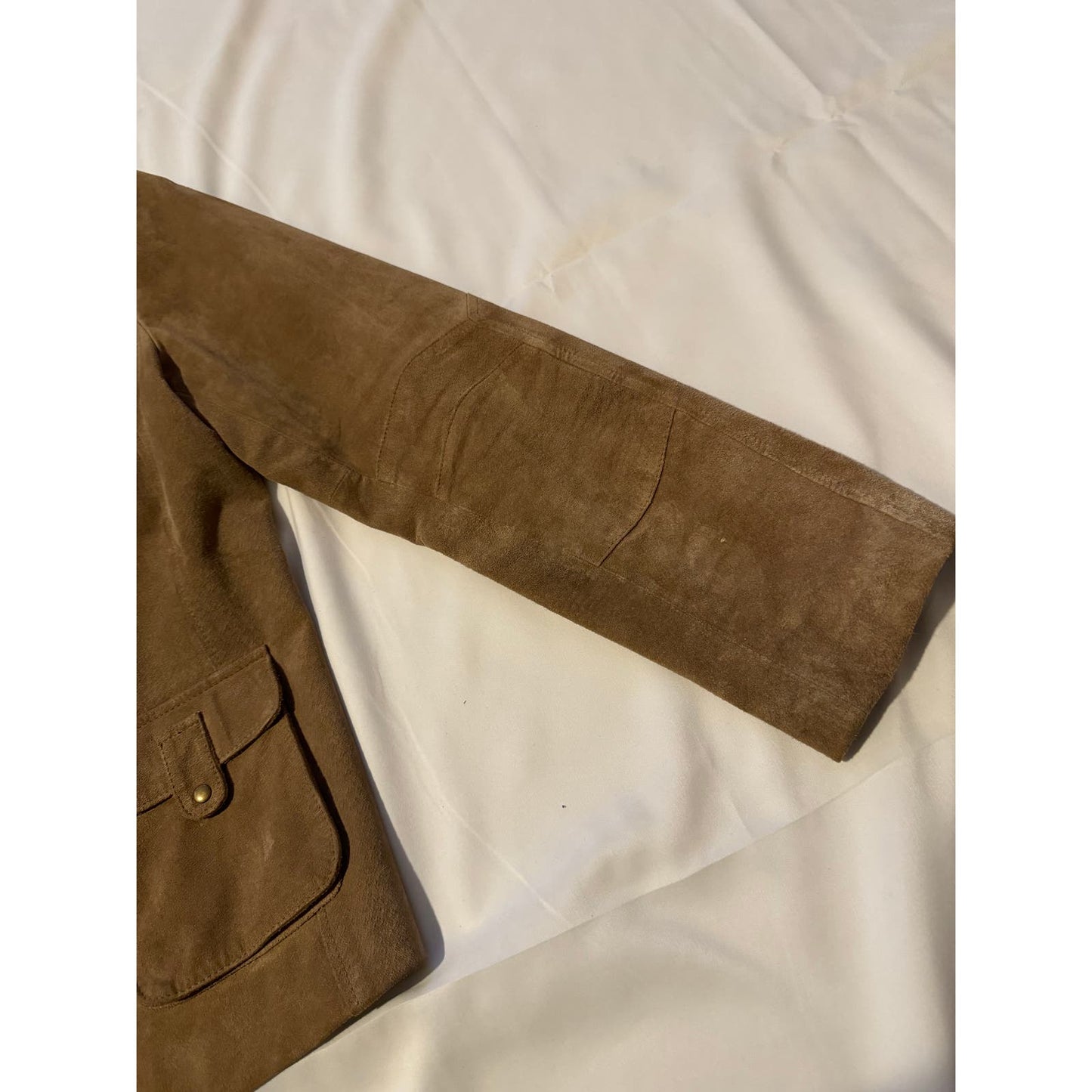 Vintage Alfani Genuine Suede Jacket Size XL