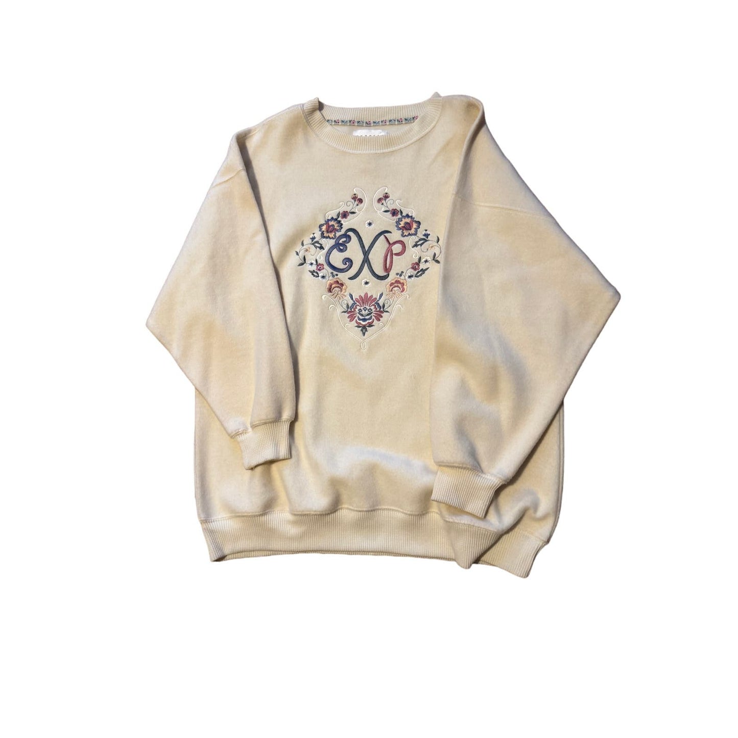 Embroidered Soft to touch Pullover Sweater